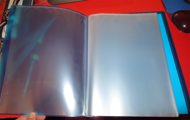 Cuaderno de fundas tamaño folio (nivel pro)