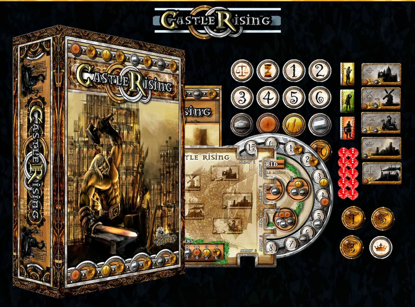 Nuevo crowdfunding con sabor ibérico: Castle Rising de Lost Games