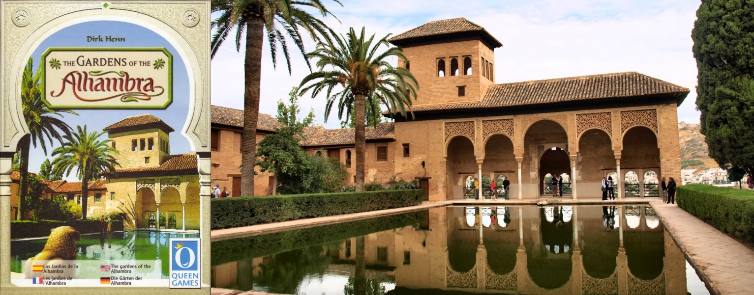 Portada de Los Jardines de la Alhambra, de Dirk Henn - Partal de la Alhambra