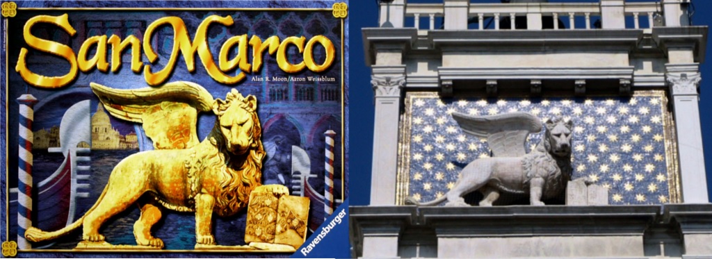 Portada de San Marco - Detalle de la Torre del Reloj