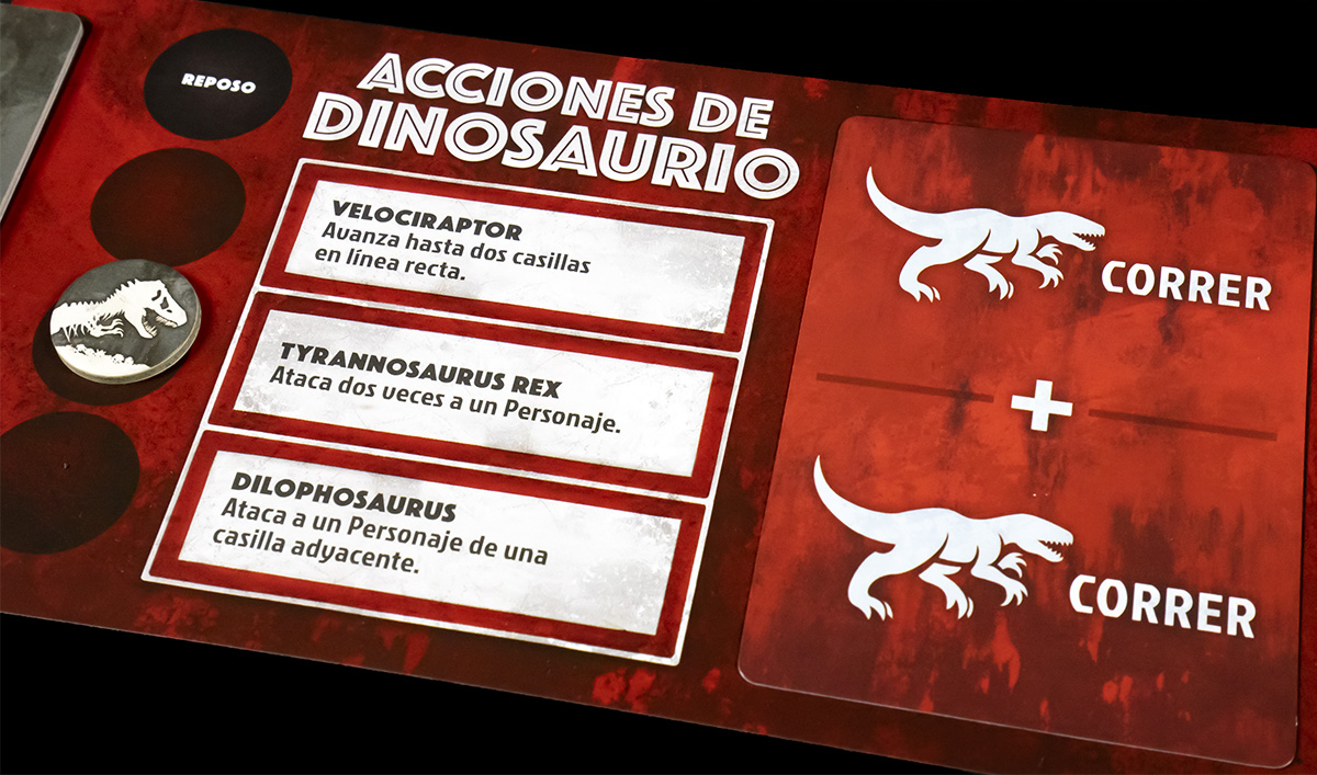 Detalle Tablero Dinosaurio